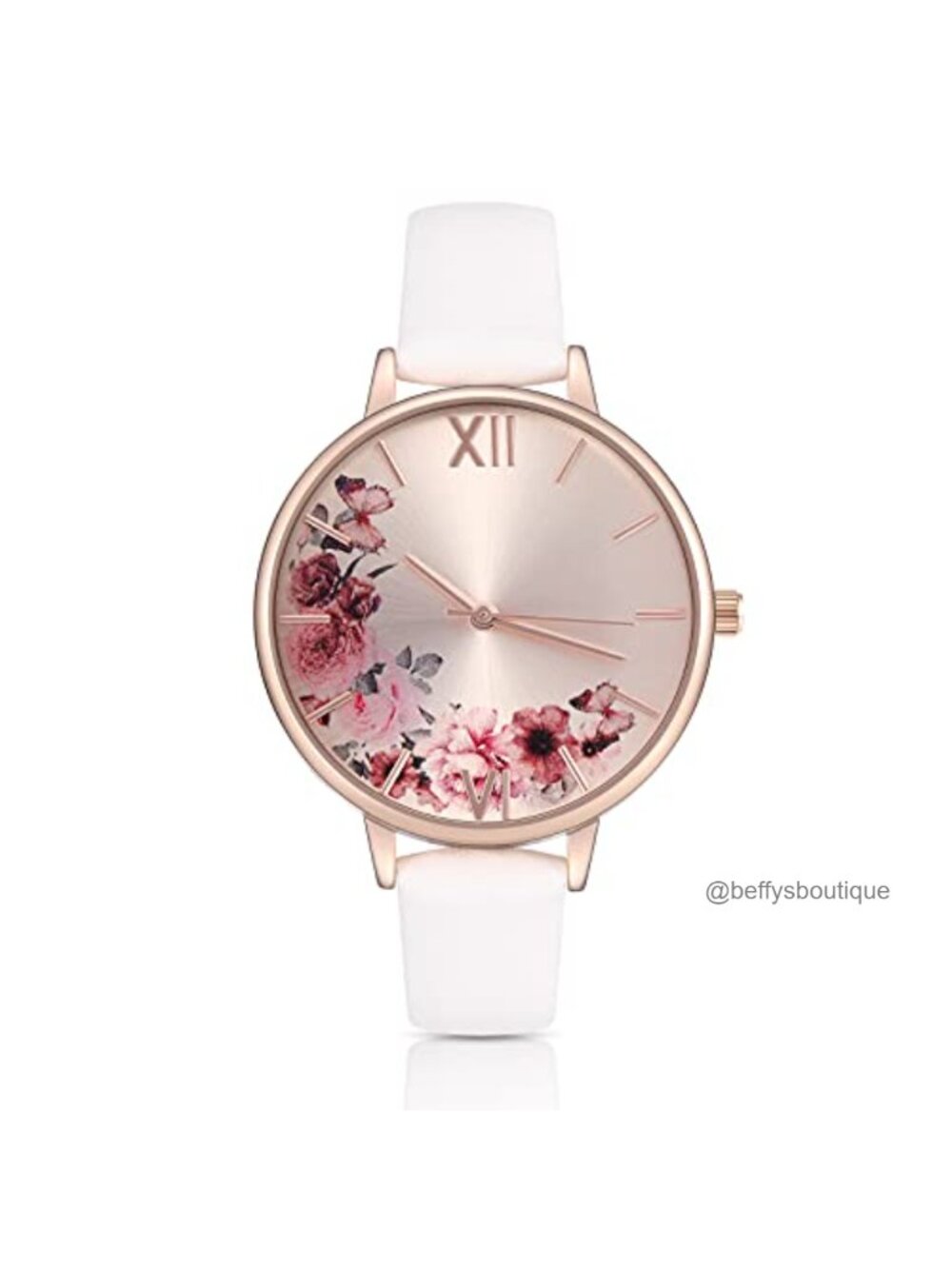 KIMOMT Women's Leather Band Quartz Watch Waterproof Fashion Wristwatch